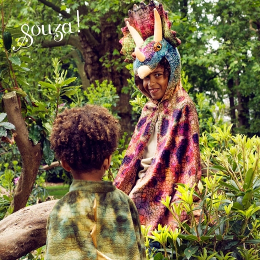 Souza! kids' costume dinosaur cape triceratops 4–7 years