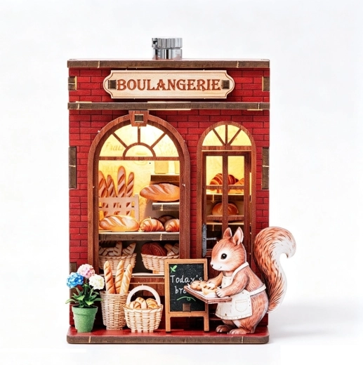 2Kids Toys 3D wooden puzzle magnet – Squirrel’s Bakery