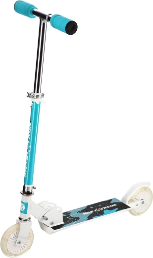 Сгъваема детска тротинетка NILS Extreme HD505, тюркоазена