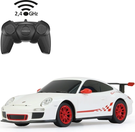 Remote-Controlled Porsche 911 GT3 RS Car 1:24 White