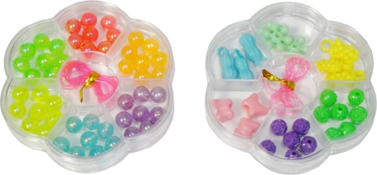 colorful beads for kids – set of 2 boxes