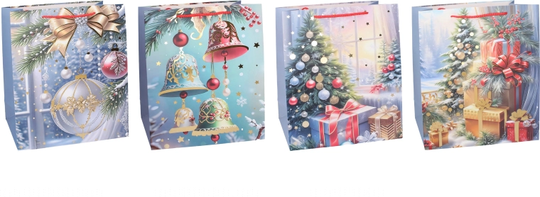 Christmas Gift Bag S 23 × 18 × 10 cm - 1 piece