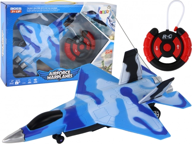Remotely Controlled Fighter with Sound and Light Effects