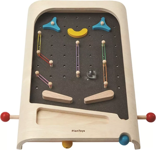 Classic pinball with flipper controls