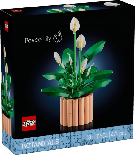 LEGO Botanicals тoулитка (Spathiphyllum) – конструктор за възрастни