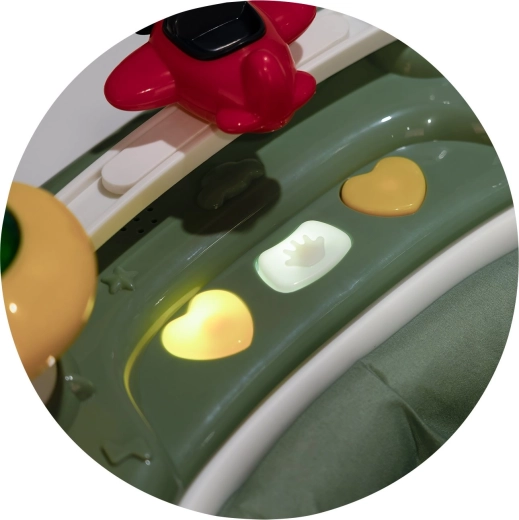 Интерактивен панел със светлини и музика