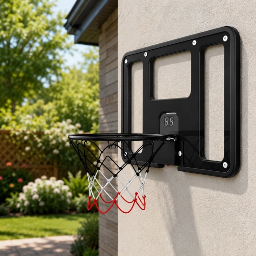 Ball included and easy mounting on a door or wall