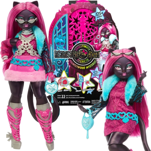 Кукла Monster High Catty Noir с гардероб и изненади