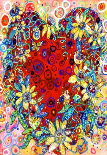 Passionflower Puzzle 1000 Pieces BLUEBIRD