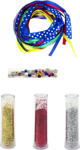 Colorful decorating materials
