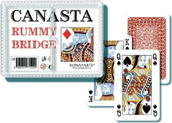 Картова игра Canasta в пластова кутия