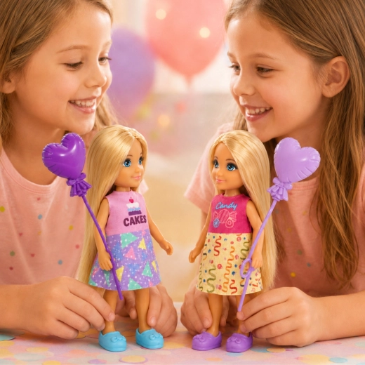 Heart-shaped balloons as a festive accessory