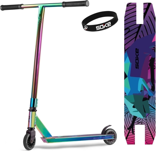 Фристайл тротинетка SOKE EVO street neochrome