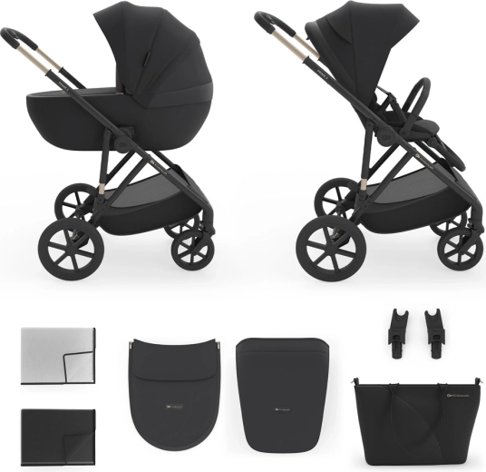 Комбинирана детска количка 2в1 Kinderkraft Prime 3 dark green