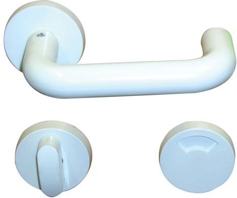 Interior WC handle with indicator – white plastic