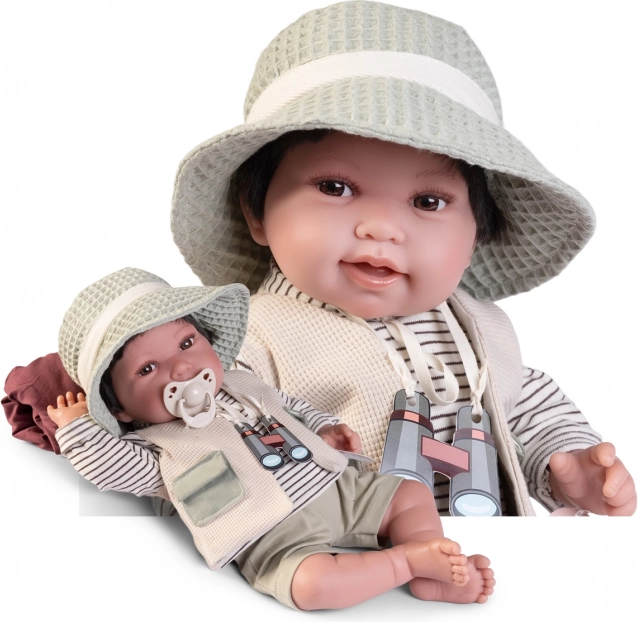 Realistic baby doll with soft body 42 cm