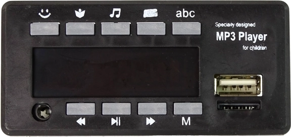 Music panel for 24V battery-powered vehicle