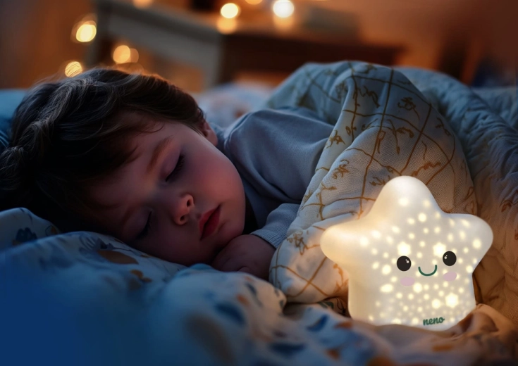 Gentle light for falling asleep
