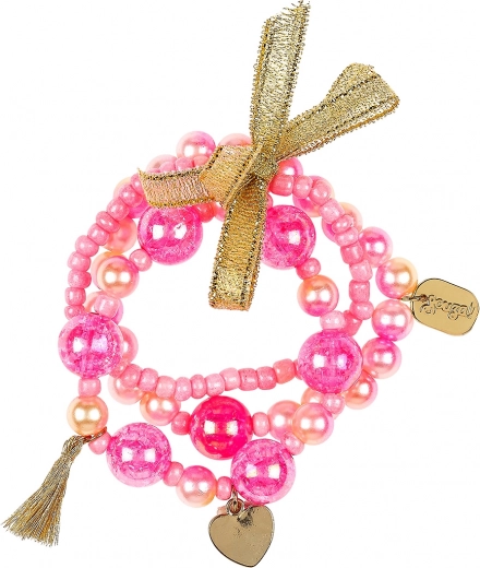 Souza - Children's Pink Alky Bracelets, Set of 3 pcs
