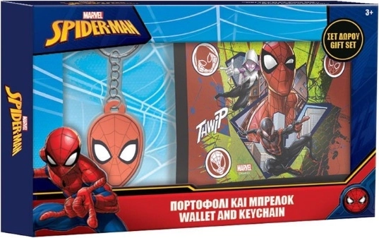 Детски портфейл с ключодържател Spider-Man