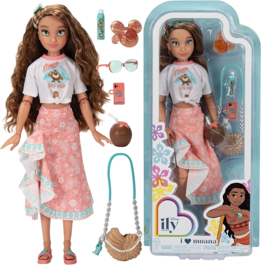 Disney ILY 4EVER модна кукла, вдъхновена от MOANA, 30 см с аксесоари