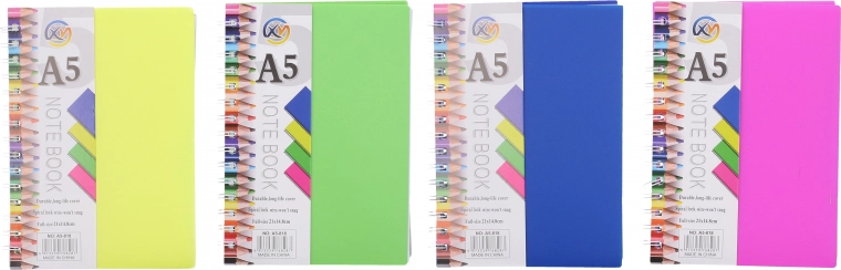 Spiral Lined Notebook A5, 100 pages