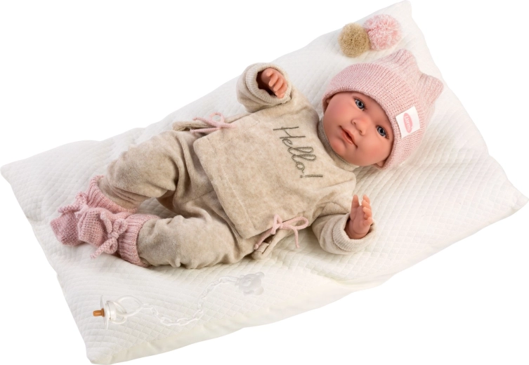 Llorens New Born realistic talking baby doll 42 cm
