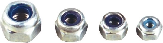 JAMARA M4 Self-Locking Nylon Nuts, 10 Pieces