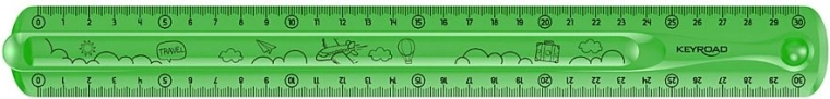 KEYROAD Flexi Ruler 30 cm green