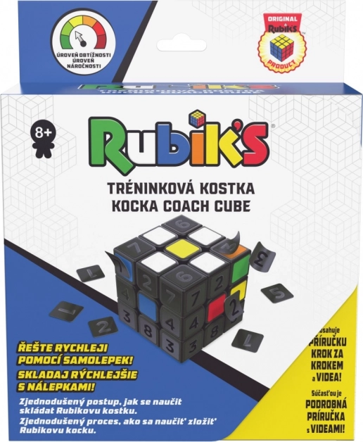 Тренировъчен куб на Рубик 3×3 с числа – обучително помагало Coach Cube