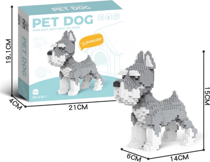 Building set 800 pieces – Schnauzer