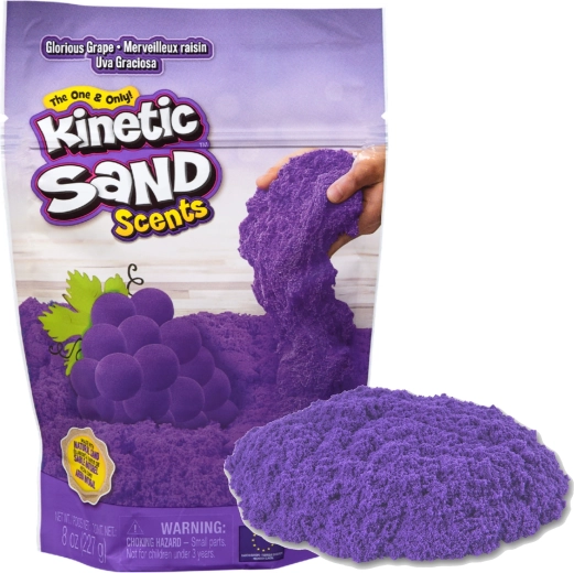Kinetic Sand Scents ароматен кинетичен пясък грозде 227 g
