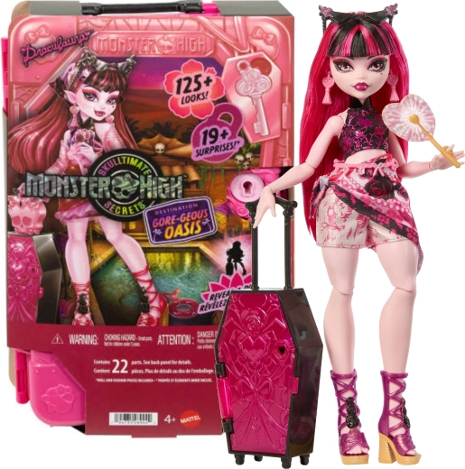 Monster High Draculaura пътнически комплект с изненади 28 см