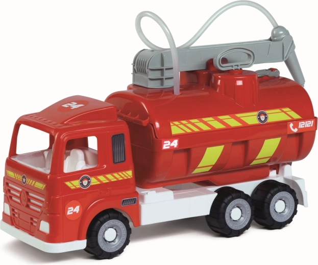Androni fire truck with water sprayer and rubberized wheels, 52 cm