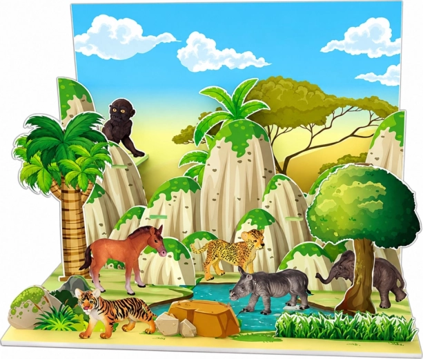 3D park diorama for even better play
