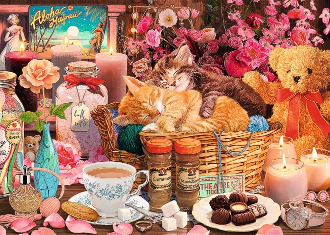 Trefl пъзел Premium Plus Tea Time – Всичко красиво, 1000 части