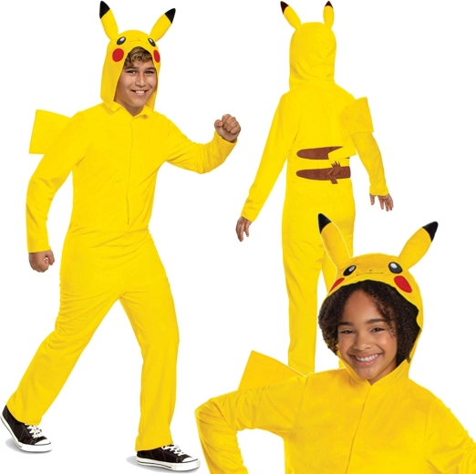 Детски костюм POKEMON Pikachu kigurumi 150–163 см (14–16 години)