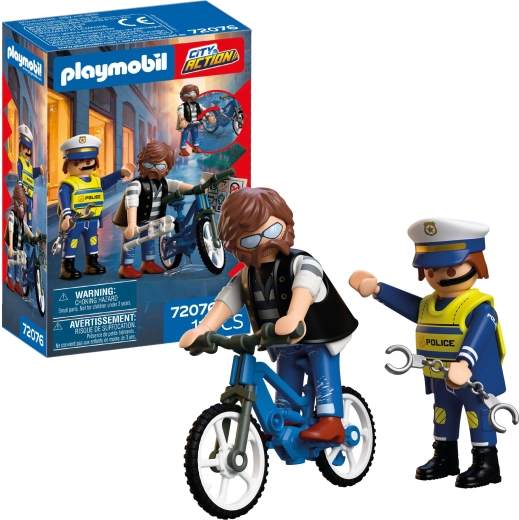 Playmobil City Action – кражба на колело с аксесоари, 11 части