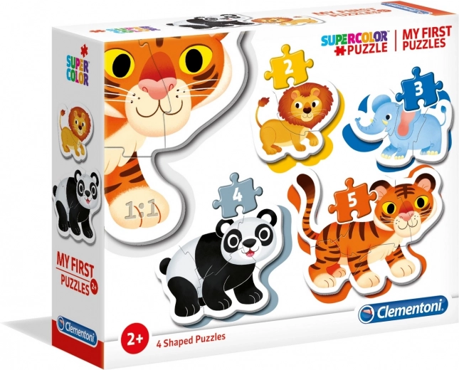 My First Puzzle Safari 4-in-1 (2–5 pieces) CLEMENTONI