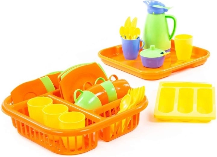 40-piece serving set with tray