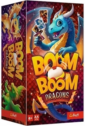 Trefl Boom Boom Smoki – наблюдателна картова игра с бутон-зумер