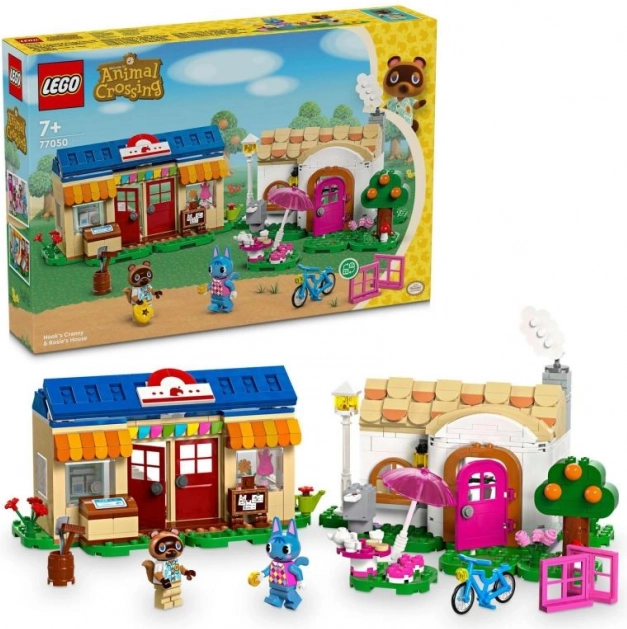 LEGO® Animal Crossing™ 77050 Магазинът на Нук (Nook’s Cranny) и къщата на Роузи