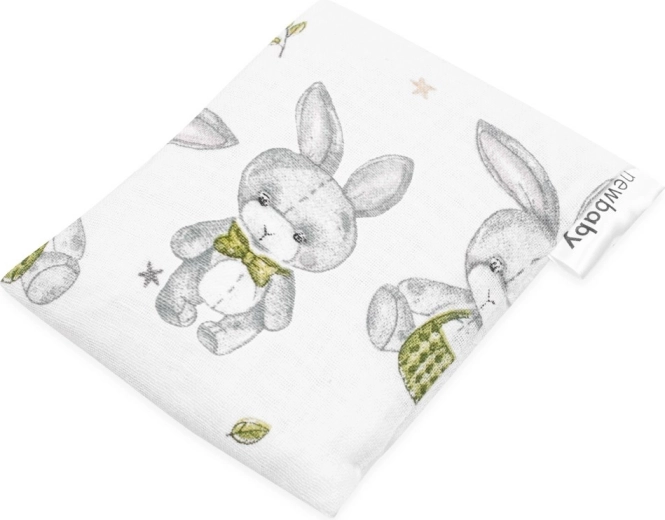 Muslin warming and cooling pillow with cherry pits NEW BABY Standard Rabbit