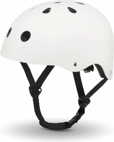 Детска велосипедна каска Lionelo Helmet White