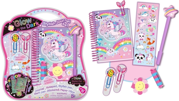 Stylish glow-in-the-dark diary