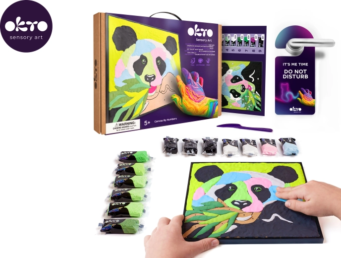Okto Panda творчески комплект за рисуване по номера