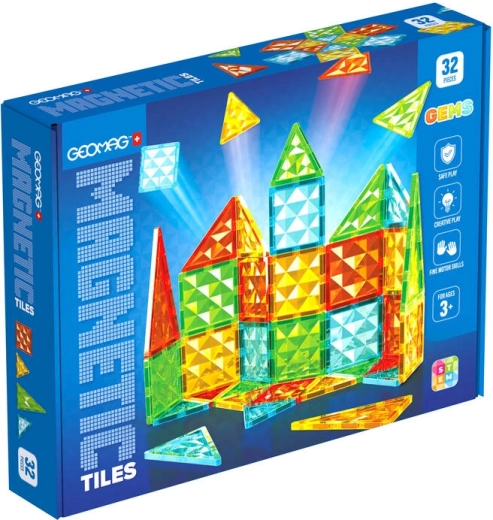 Магнитни плочки GEOMAG Gems 32
