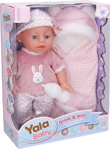 Crying Baby Doll with Blanket 35 cm