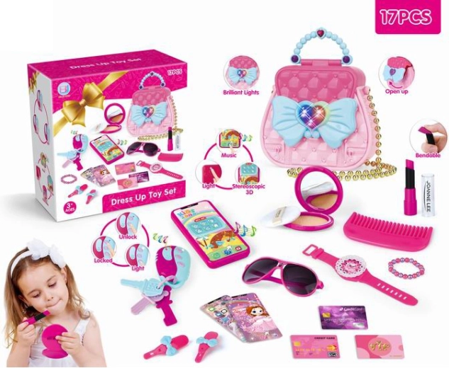 Beauty Set in a Handbag with Smartphone