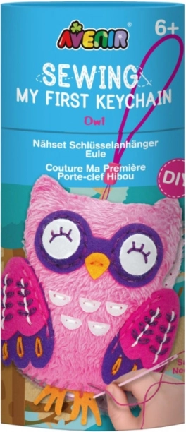 Keychain Sewing Kit - Owl
